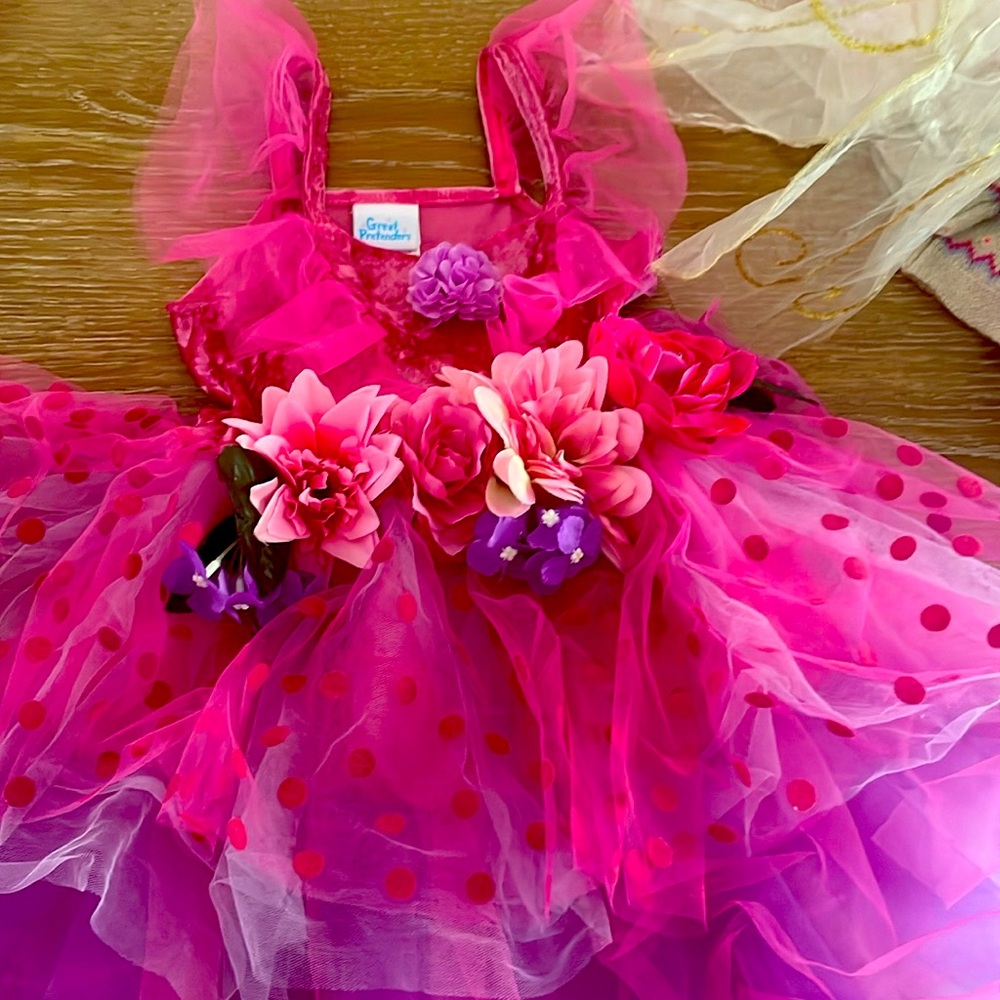 Great Pretender Fairy Costume Hot Pink size 5/6